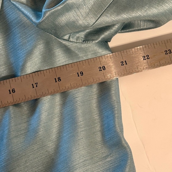 NWT Kasper Women’s 3 Piece Skirt Set Size 14 Petite Turquoise/Light Green - Picture 10 of 16